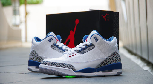 Giày Nike Air Jordan 3 Retro 'True Blue' 2011 136064-104 - Ảnh 6