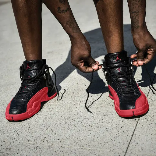 Alternative view of Giày Nike Air Jordan 12 Retro Flu Game 2016 153265-002