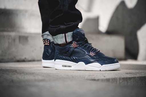 Giày Nike Air Jordan 4 Retro PRM 'Obsidian' 819139-402 - Ảnh 7