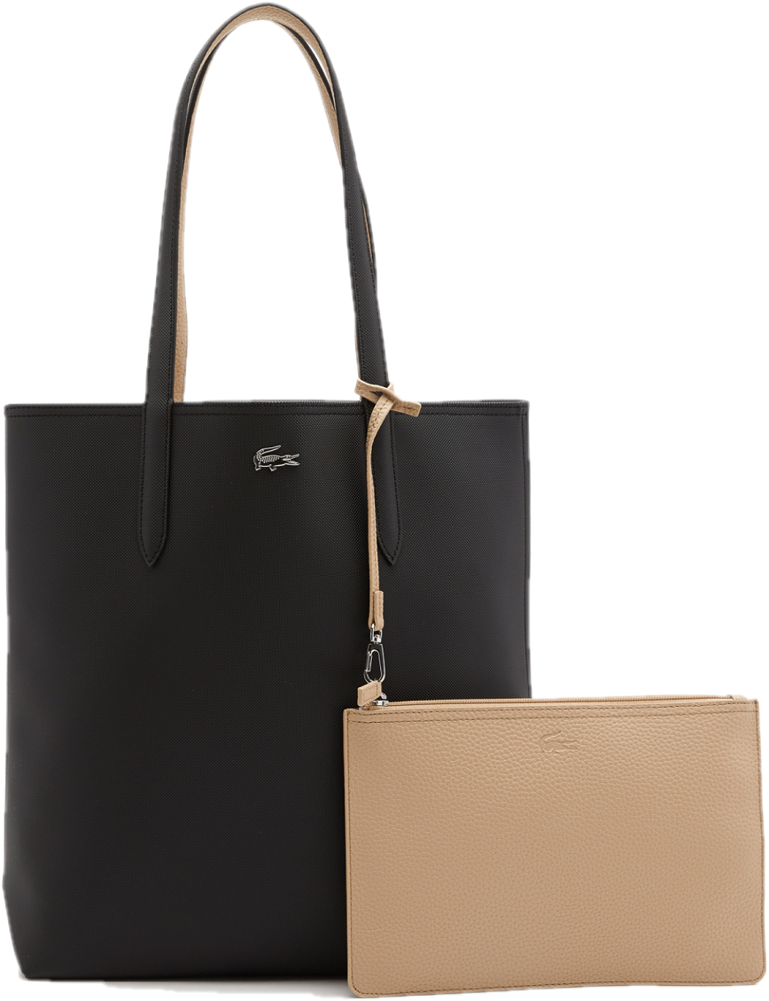 Tui Lacoste Anna Vertical Reversible Medium Shopper 'Black' NF2723A52N-A91