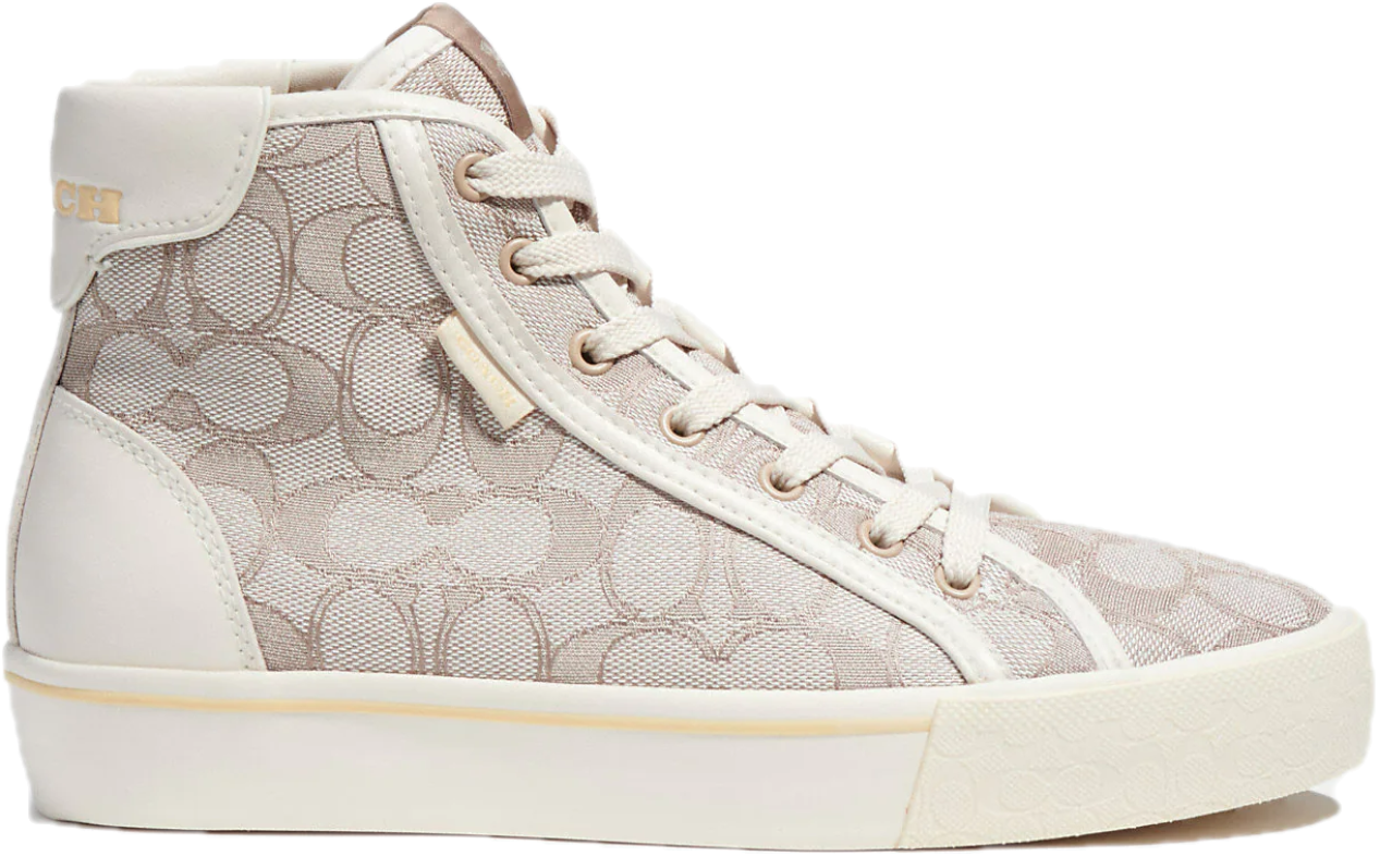 Giay Coach Citysole High Top Platform Sneaker 'Stone' C9059
