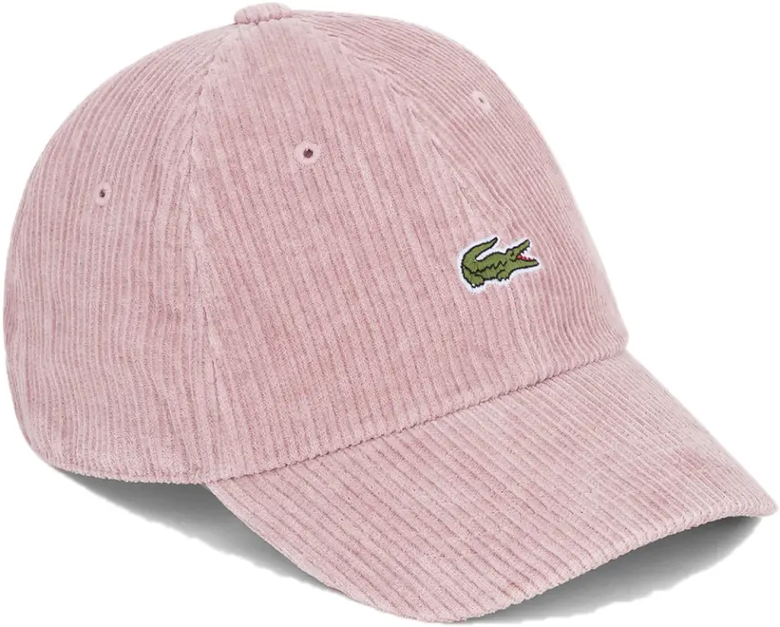 Mu Lacoste Cotton Corduroy Baseball 'Pink' RK212E-52N-T03