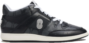Giay Coach Mid Top Sneaker In Signature Canvas 'Black' CI083-BLK