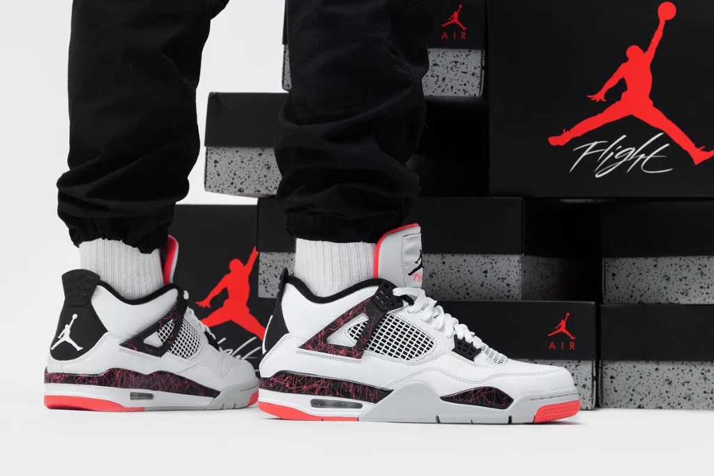 Giày Nike Air Jordan 4 Retro GS 'Pale Citron' 408452-116 - Ảnh 5