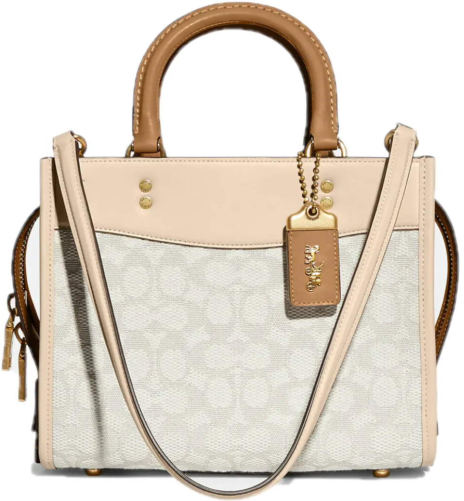 Tui Coach Rogue 25 In Signature Textile Jacquard 'Beige' CA302-B4UDL