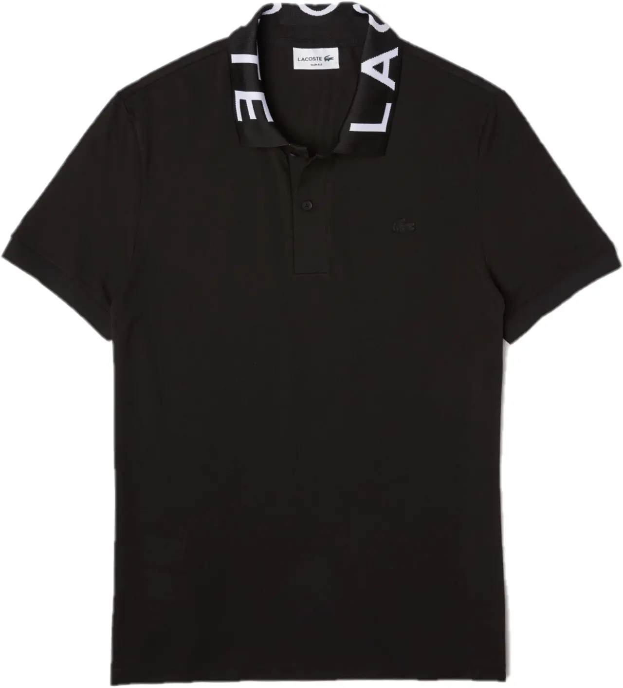 Ao Lacoste Slim Fit Lettered Neck Light Breathable 'Black' PH7647-031