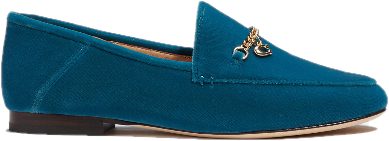 Giay Coach Hanna Loafer 'Deep Turquoise' CC635-MVT