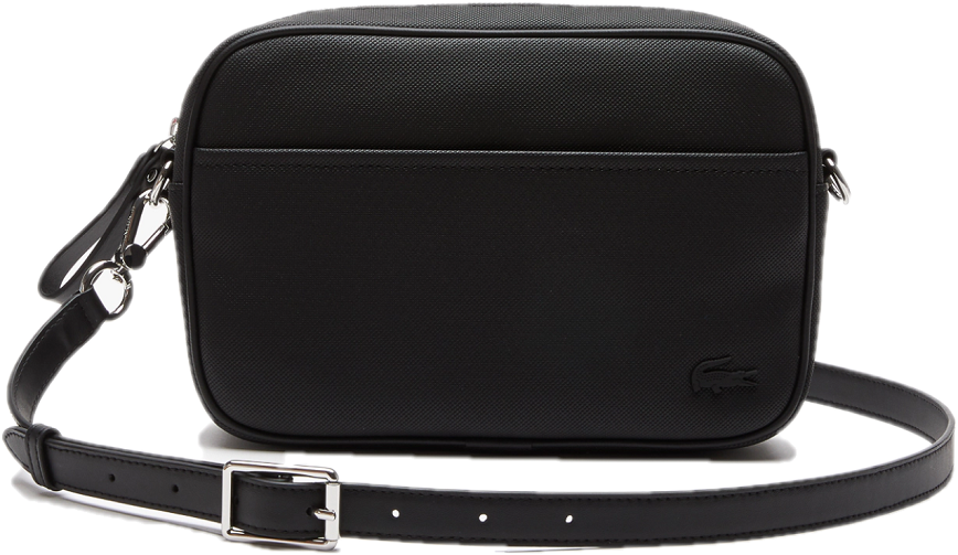 Tui Lacoste Flat Pocket Zipper Crossbody Bag 'Black' NF3954D53G-000