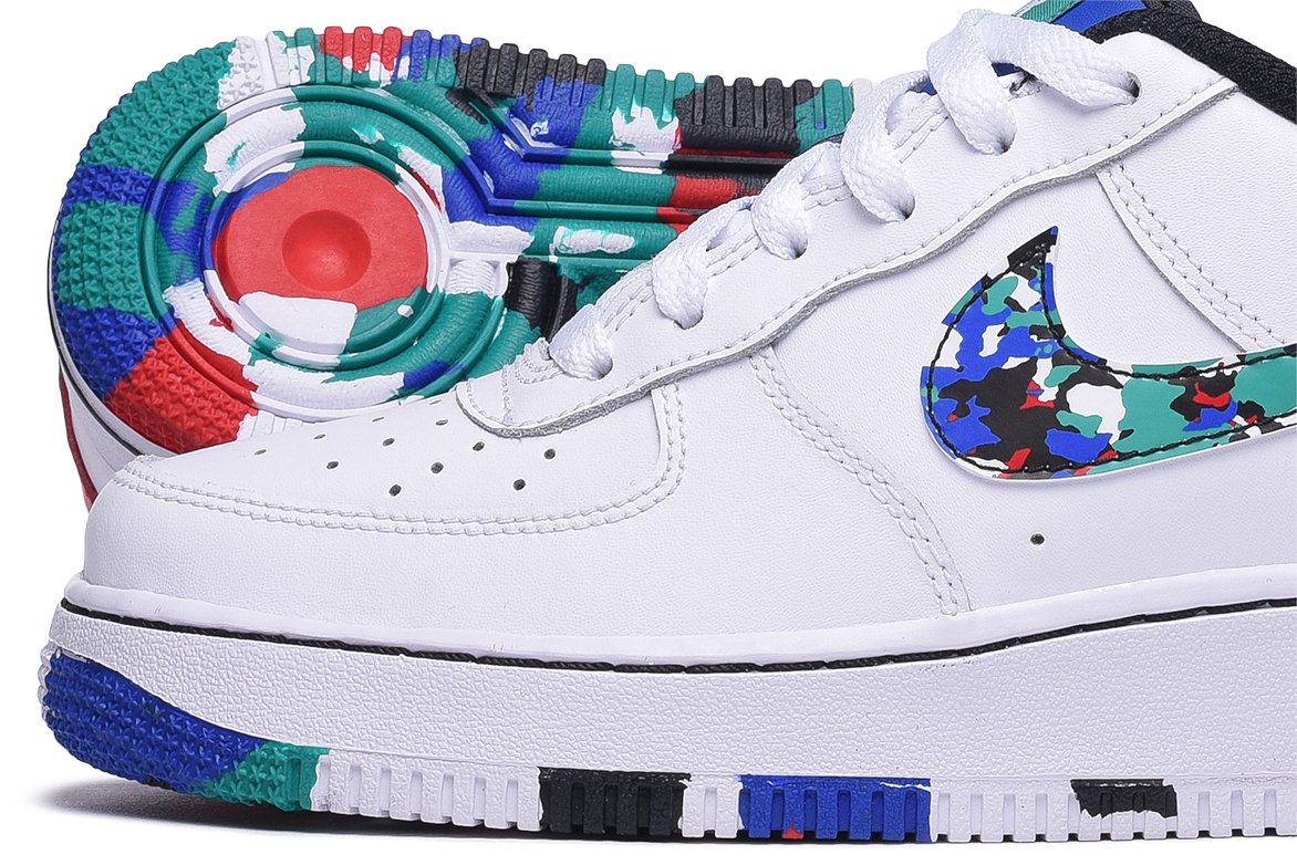 Giày Nike Air Force 1 Low 'Melted Crayon' CU4632-100 - Ảnh 7