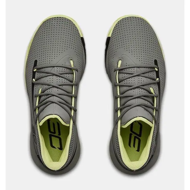 Alternative view of Giày Under Armour Curry 3Zer0 3 'Grey Gravity Green' 3022048-302