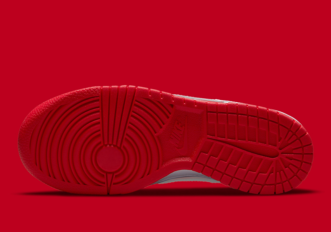 Giày Nike Dunk Low 'White University Red' DD1391-600 - Ảnh 9