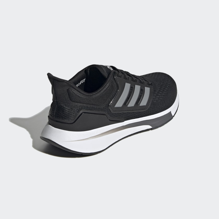 Giày Adidas EQ21 Run 'Black Iron Metallic' H00512 - Ảnh 5