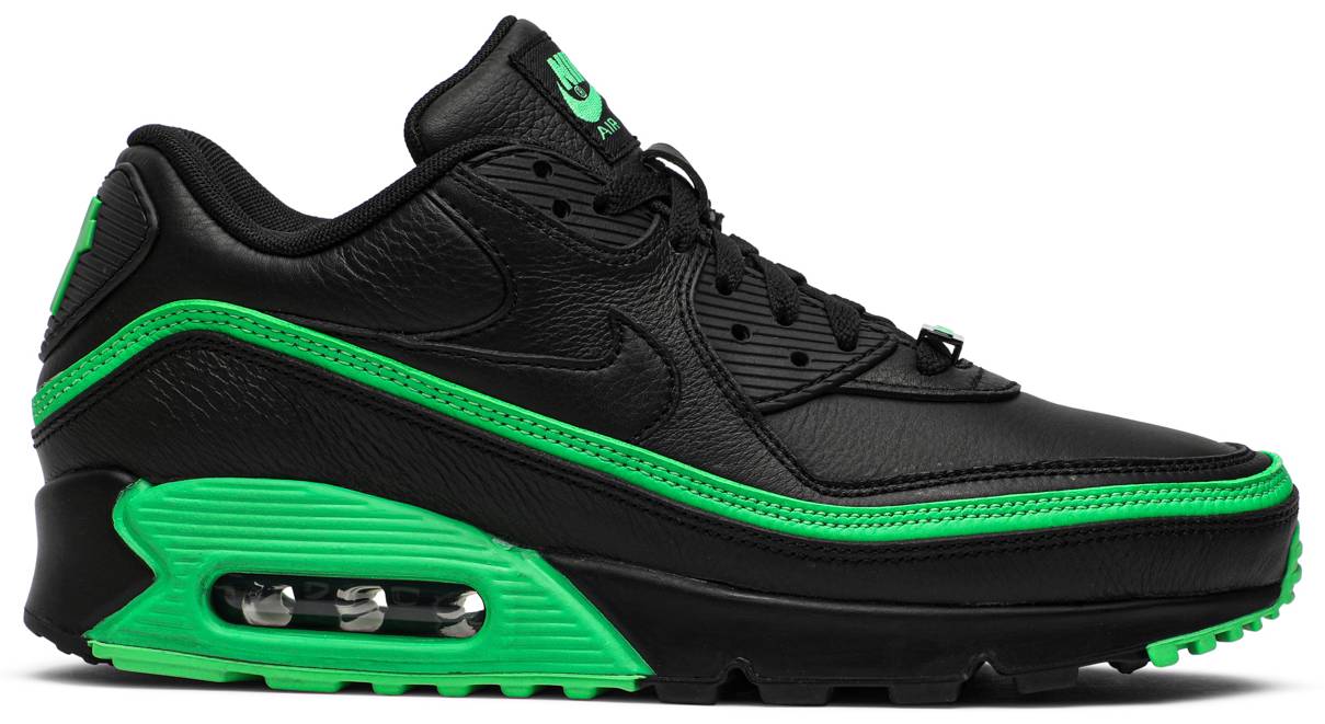 Giày Nike Undefeated x Air Max 90 'Black Green Spark' CJ7197-004