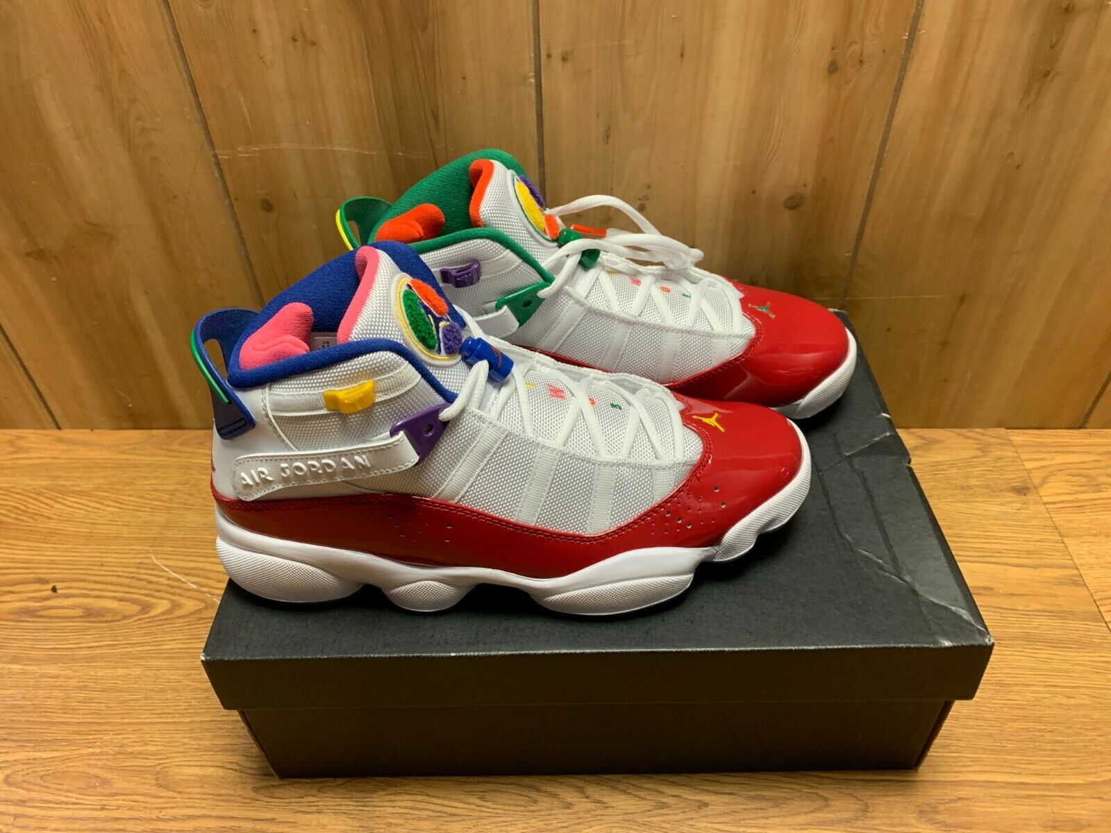 Giày Nike Air Jordan 6 Rings 'Multi-Color' CW7003-100 - Ảnh 7