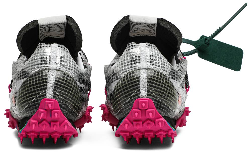 Giày Nike Off-White x Wmns Waffle Racer 'Fuchsia' CD8180-001 - Ảnh 4