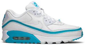 Giày Nike Undefeated x Air Max 90 'White Blue Fury' CJ7197-102