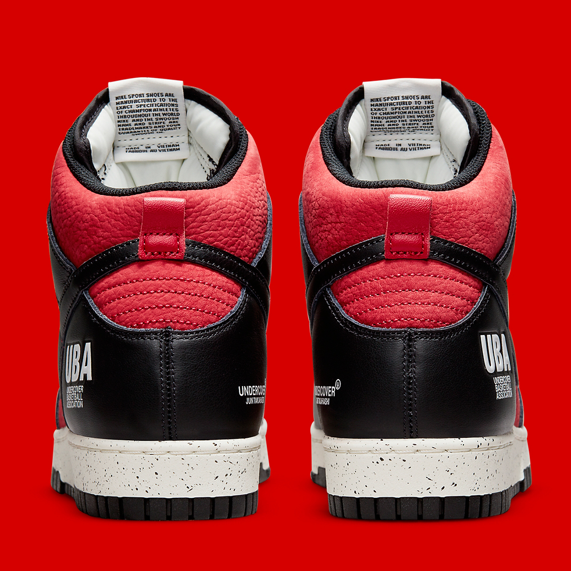 Giày Nike Undercover x Dunk High 1985 'UBA' DD9401-600 - Ảnh 4