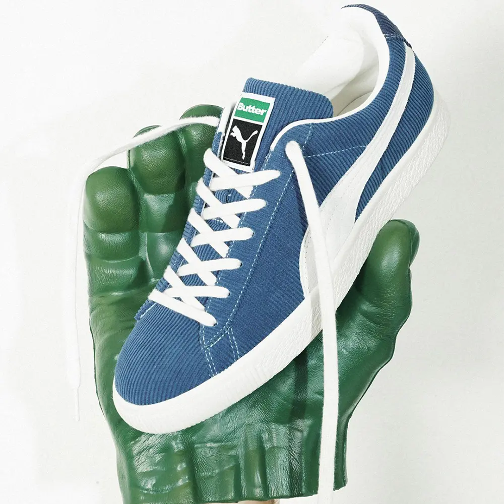 Alternative view of Giày Puma Butter Goods x Basket Vintage 'Dark Denim' 381099-01