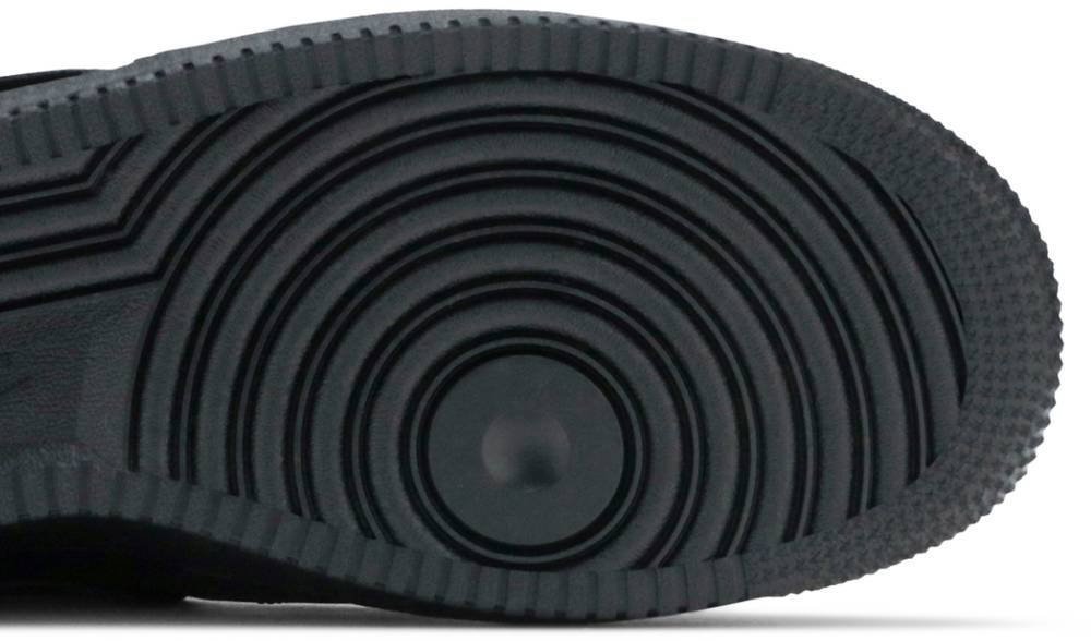 Giày Nike Comme des Garçons x Air Force 1 Mid 'Triple Black' DC3601-001 - Ảnh 3