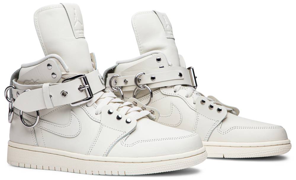 Giày Nike Comme des Garçons x Air Jordan 1 Retro Strap High 'White' CN5738-100 - Ảnh 9