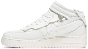 Alternative view of Giày Nike Comme des Garçons x Air Force 1 Mid 'Triple White' DC3601-100