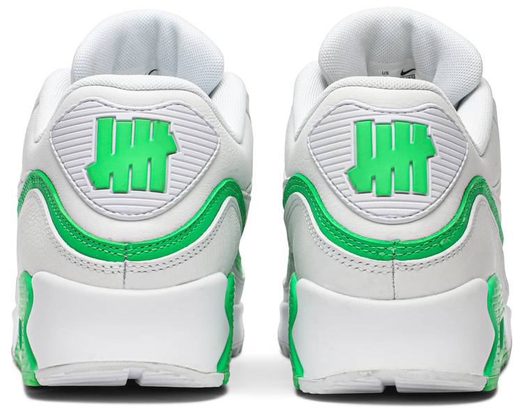 Giày Nike Undefeated x Air Max 90 'White Green Spark' CJ7197-104 - Ảnh 7