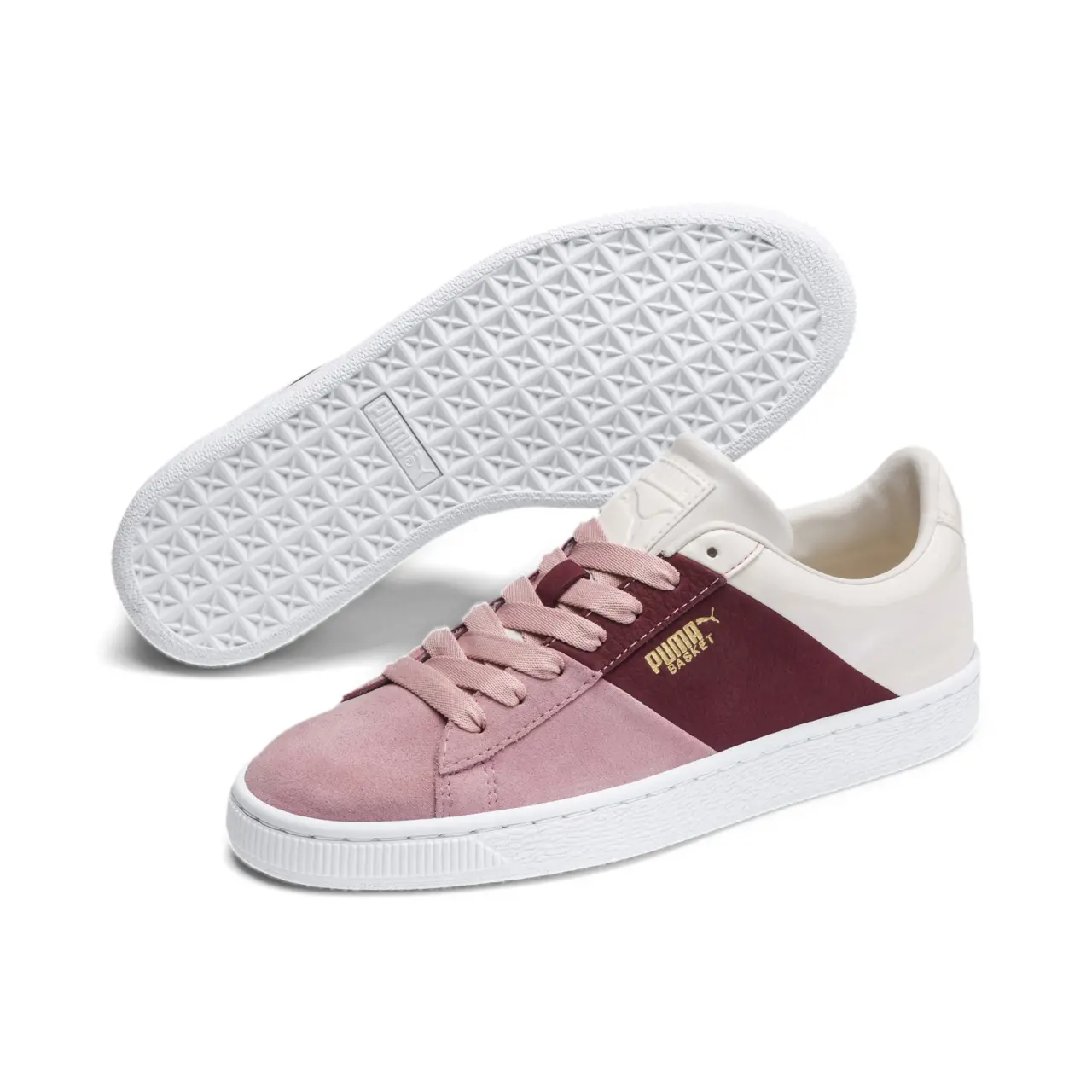 Alternative view of Giày Puma Wmns Basket Remix 'Bubblegum' 369956-01