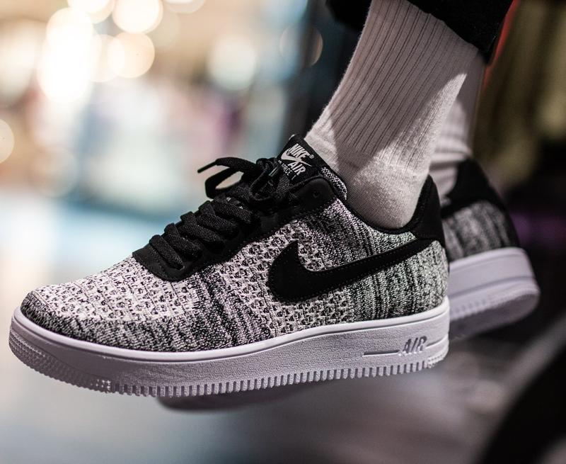 Giày Nike Air Force 1 Flyknit Low 2.0 'Oreo' AV3042-001 - Ảnh 6