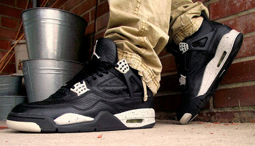 Giày Nike Air Jordan 4 Retro BG 'Oreo' 408452-003 - Ảnh 6