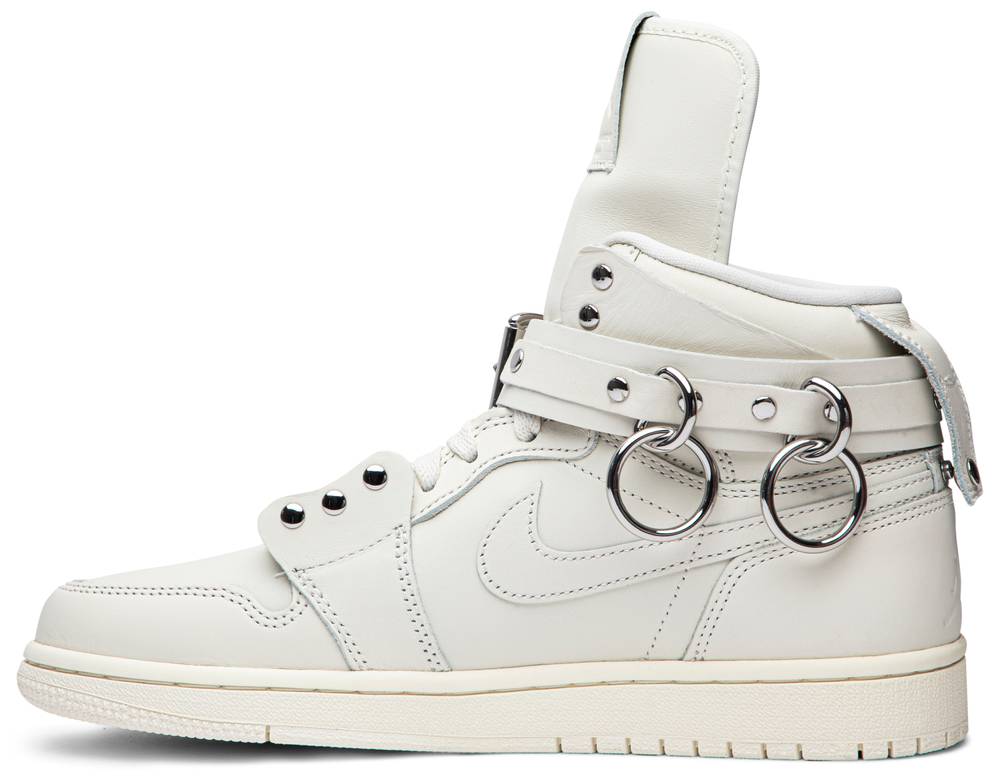 Giày Nike Comme des Garçons x Air Jordan 1 Retro Strap High 'White' CN5738-100 - Ảnh 6