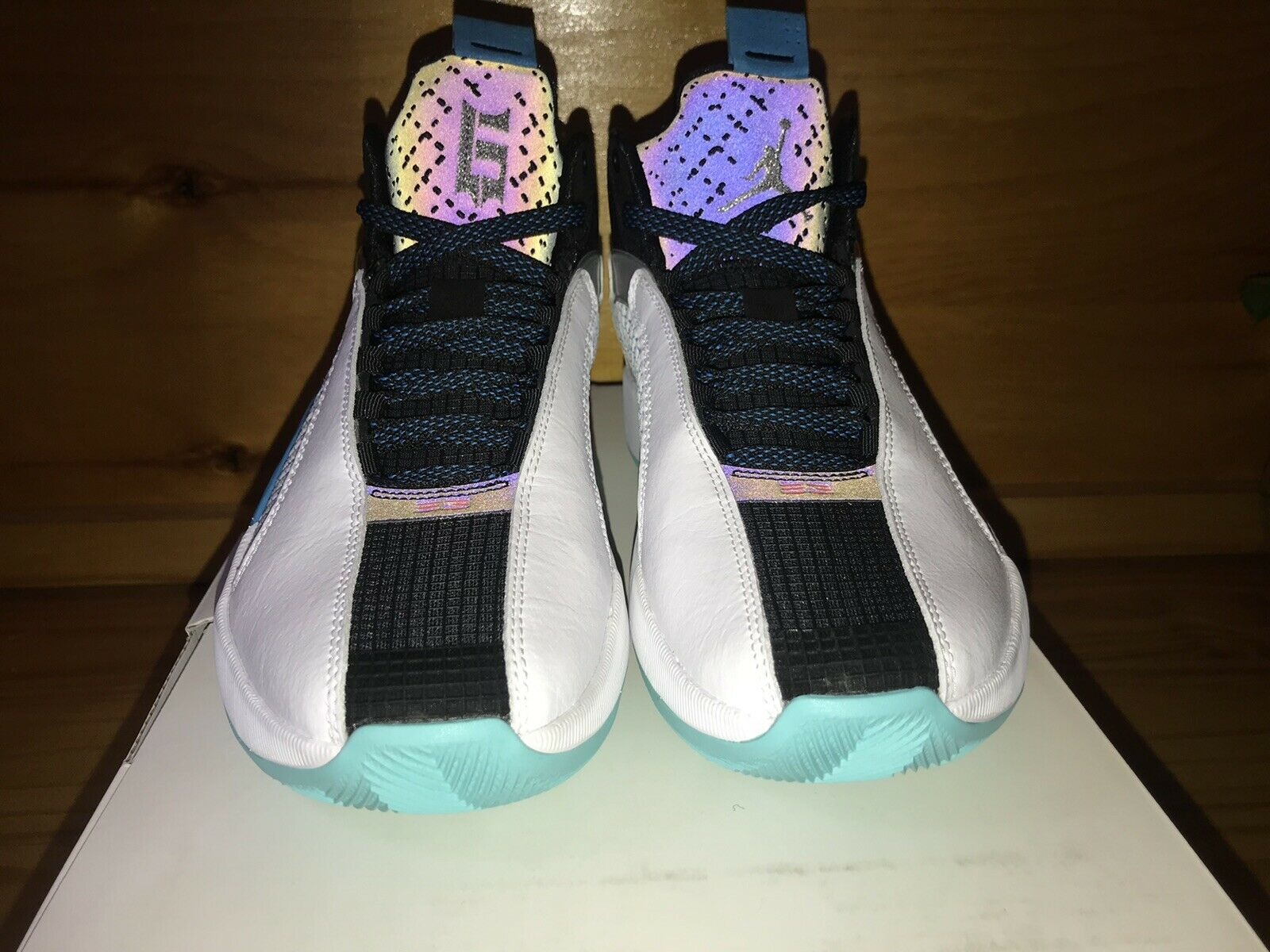 Giày Nike Guo Ailun x Air Jordan 35 GS 'Morpho' DD1589-100 - Ảnh 2