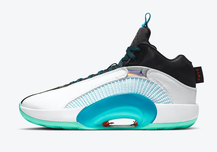 Giày Nike Guo Ailun x Air Jordan 35 GC PF 'Morpho' CZ8153-100 - Ảnh 11