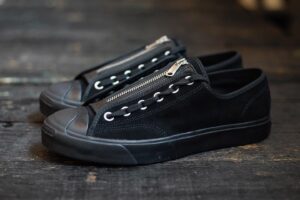 Alternative view of Giày Converse Jack Purcell Zip 'Black' 168703C