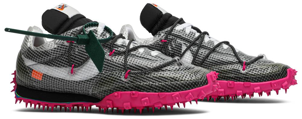 Giày Nike Off-White x Wmns Waffle Racer 'Fuchsia' CD8180-001 - Ảnh 5
