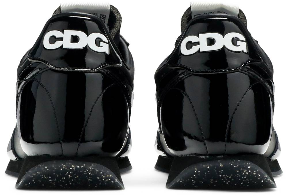 Giày Nike Comme des Garçons x Night Track 'Black' AQ3695-001 - Ảnh 4