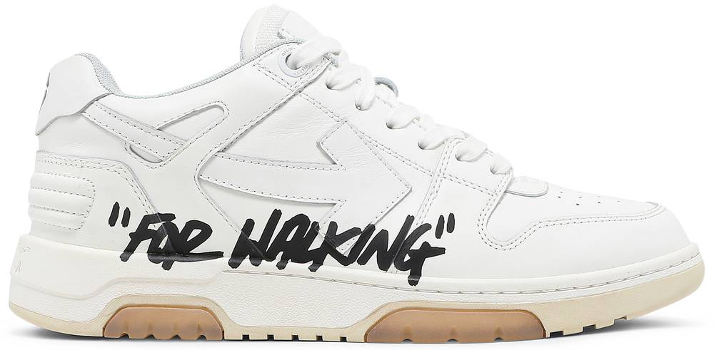 Giày Off-White Out of Office Low 'For Walking White Black' OMIA189R21LEA002-0101