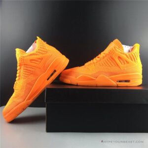 Alternative view of Giày Nike Air Jordan 4 Flyknit 'Total Orange' AQ3559-800