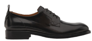 Giày Versace V Leather Lace Up Black 1000793-1A00695-1B000