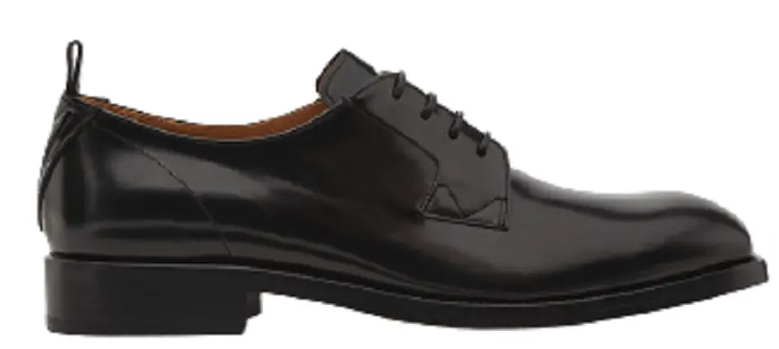 Giày Versace V Leather Lace Up Black 1000793-1A00695-1B000