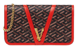 Túi Versace La Greca Signature Shoulder Red Brown 1003371-1A01444-5B35V