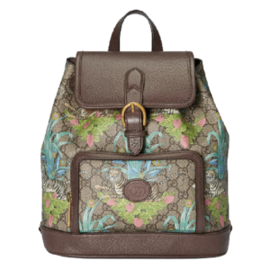 Balo Gucci Tiger GG Beige And Brown Leather ‎674147-UTBDC-9885