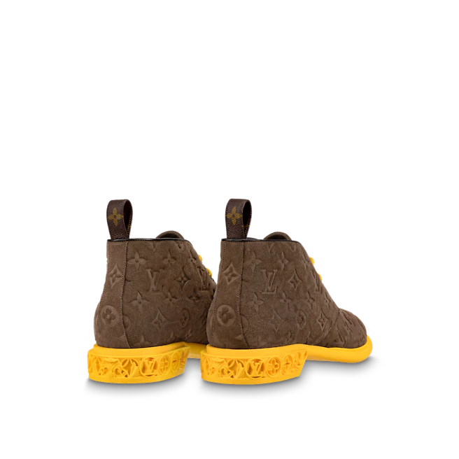 Giày Louis Vuitton LV Formal Dimension High Derbies 'Mocha Brown' 1AA5N4 - Ảnh 6