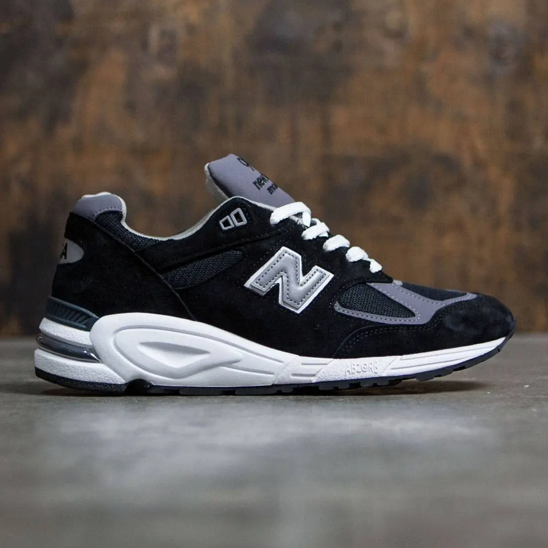 Alternative view of Giày New Balance 990v2 Heritage Made in USA 'Pewter' M990BK2