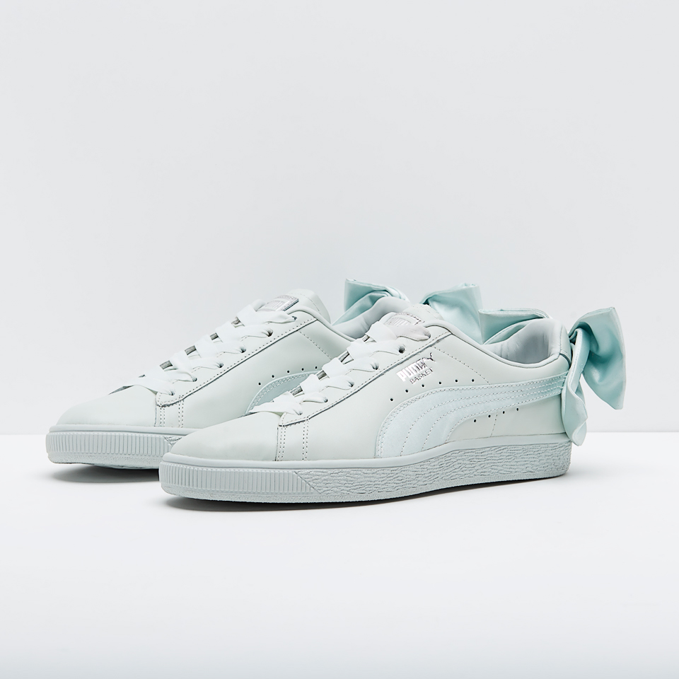 Giày Puma Wmns Basket Bow Blue Flower 367319-03 - Ảnh 5