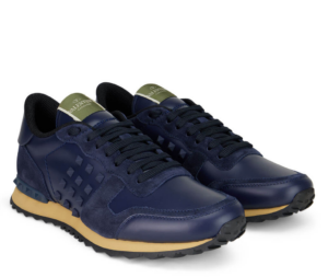 Alternative view of Giày Valentino Leather Rockstud Sneakers WY2S0748VRJM30