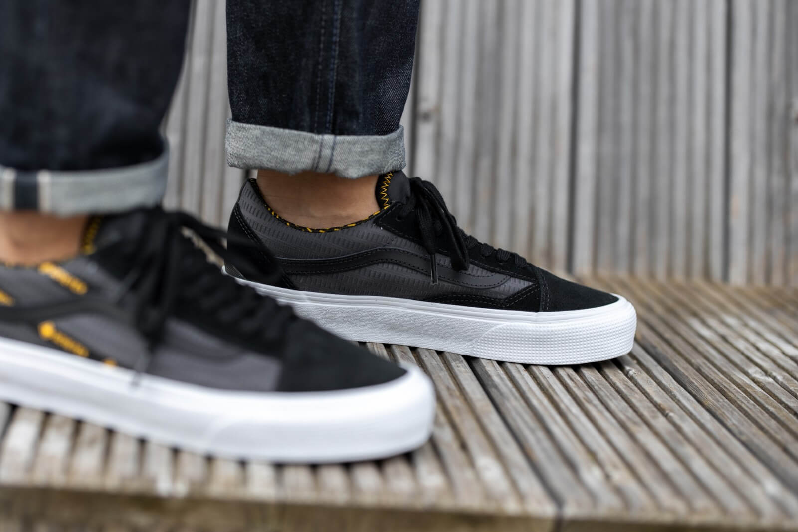 Giày Vans Old Skool Gore-Tex Black Lemon VN0A4V9W2TE - Ảnh 3