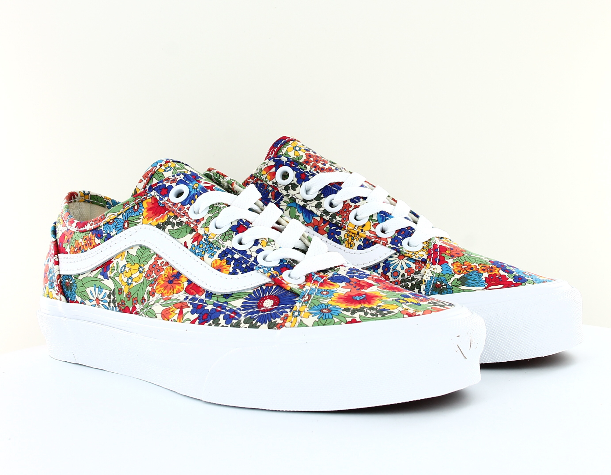 Giày Vans Old Skool Tapered Liberty Floral 'Yellow' VN0A54F44TW - Ảnh 6