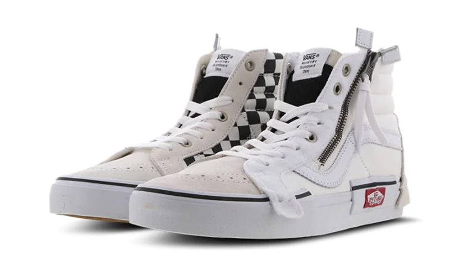 Giày Vans SK8-Hi CAP LX Reissue 'White Checkerboard' VN0A3WM127I - Ảnh 6