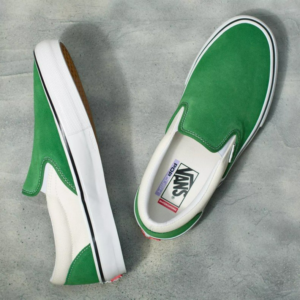 Giay Vans Classic Slip-On 'Green White' VN0A5FCA3JD