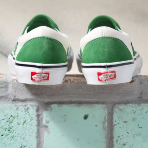 Giay Vans Classic Slip-On 'Green White' VN0A5FCA3JD